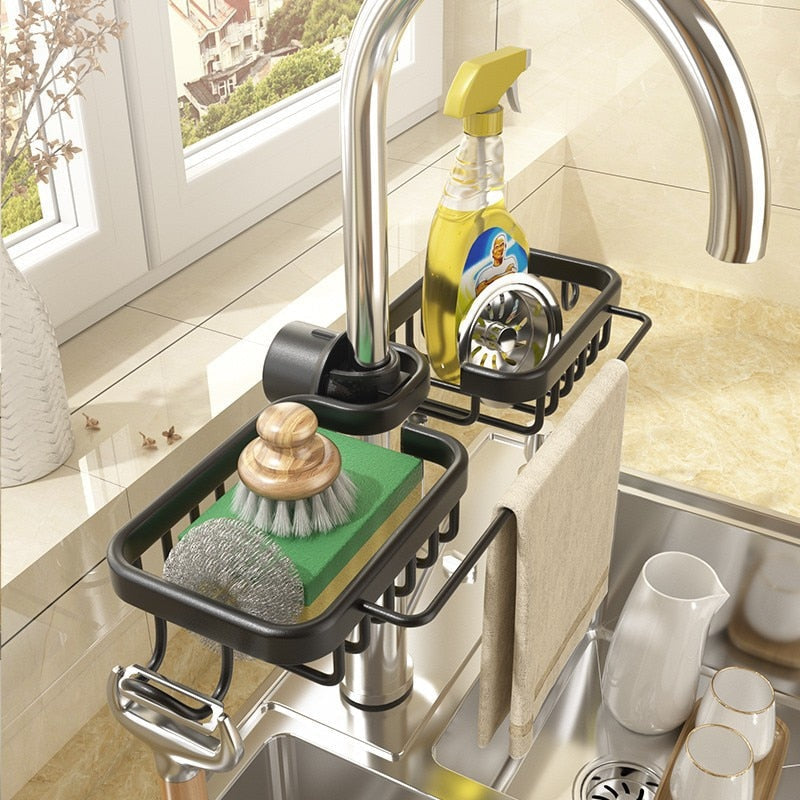 Stainless Steel Sink Tray Rack Organizer