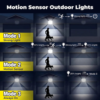 Bright Outdoor Solar Lamp with Motion Sensor