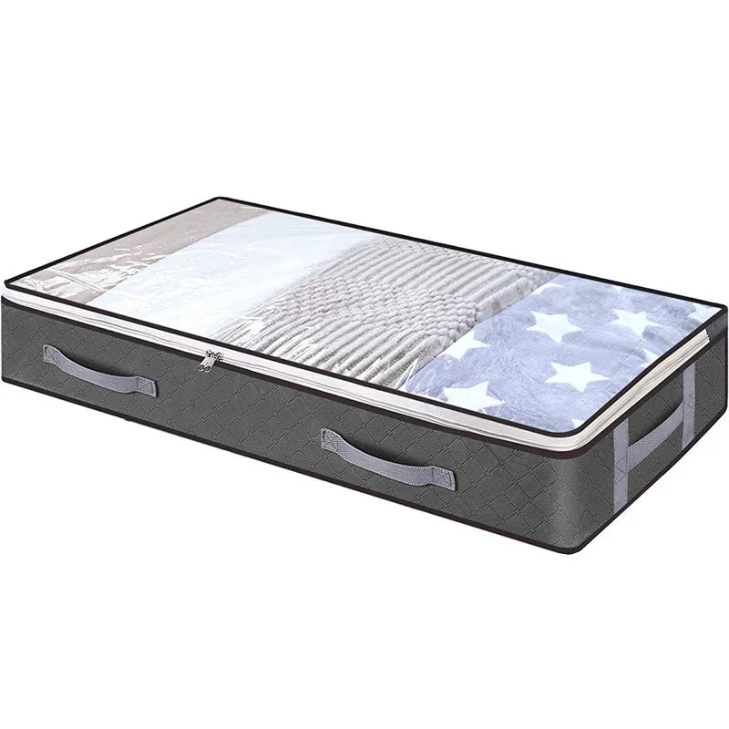 Spacious Under Bed Storage Bag with Clear Window