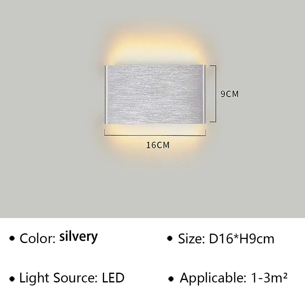 Contemporary LED Wall Light | Soft White Glow for Home