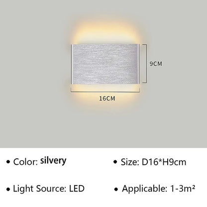 Contemporary LED Wall Light | Soft White Glow for Home