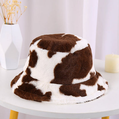 Cozy Faux Fur Warm Beanie Hat for Men Women