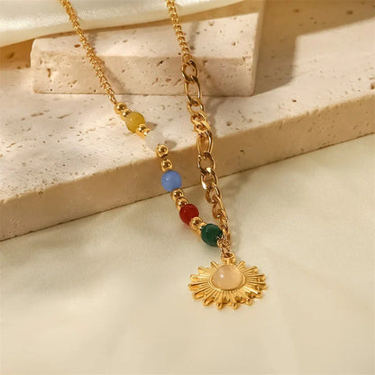 Delicate Bright Happy Pendant Necklace