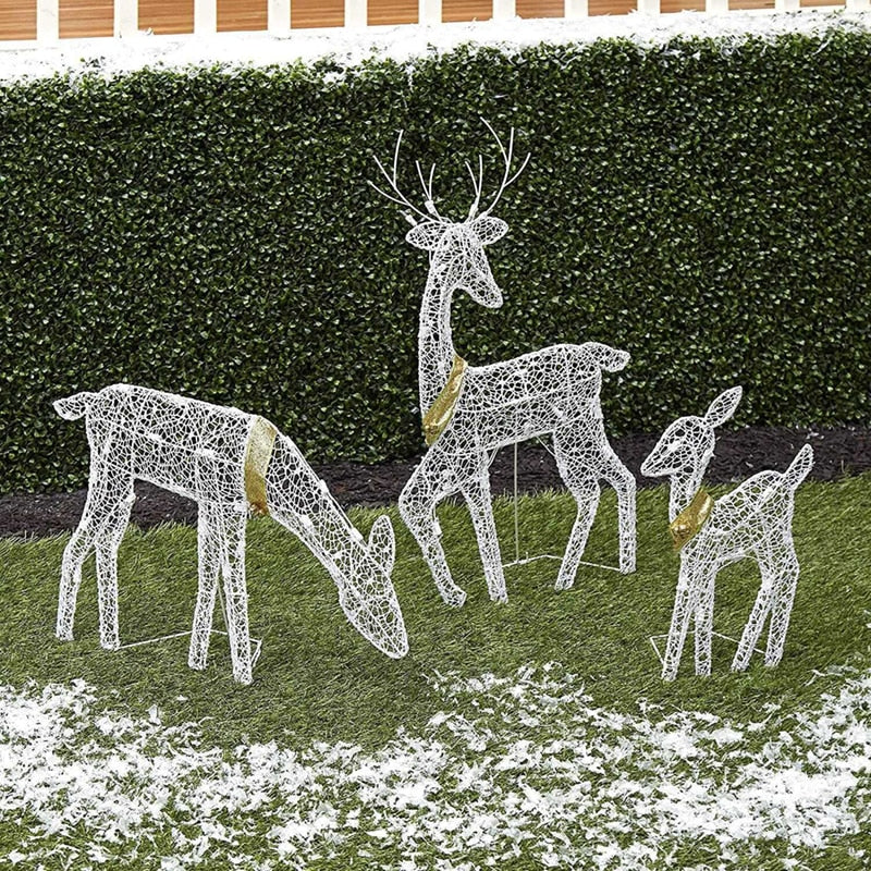 Bright LED Reindeer Yard Decoration