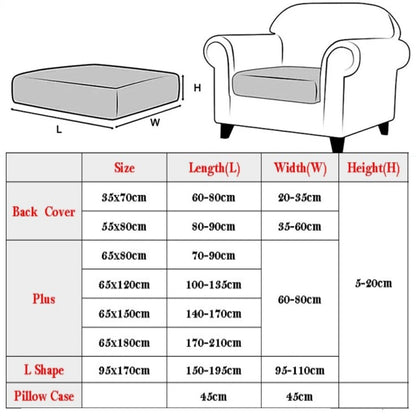 Soft Flexible Sofa Pillow Cover Slipcover