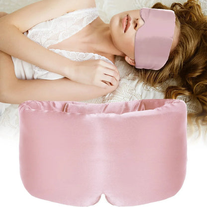Soft Silk Sleep Eye Mask for Travel Comfort