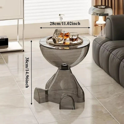 Compact Small Plastic End Table