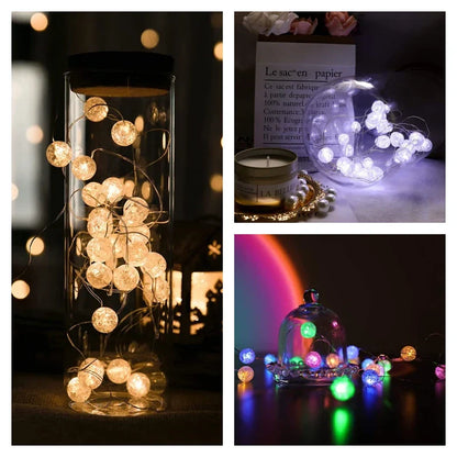 Soft Glow LED Fairy String Lights Battery Powered