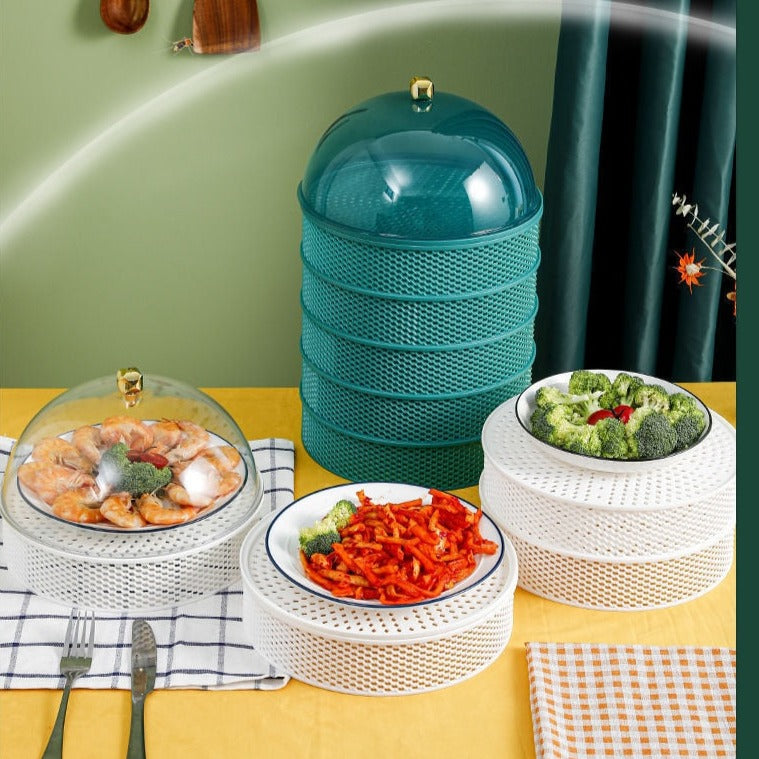 Fesara | Adjustable Clear Plastic Food Container Cover