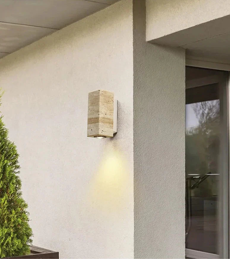 Stylish Stone LED Wall Light