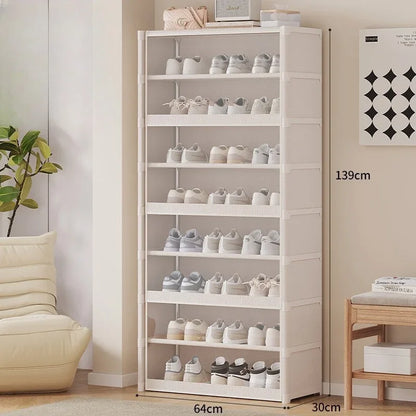 Clear Stackable Shoe Organizer Cabinet
