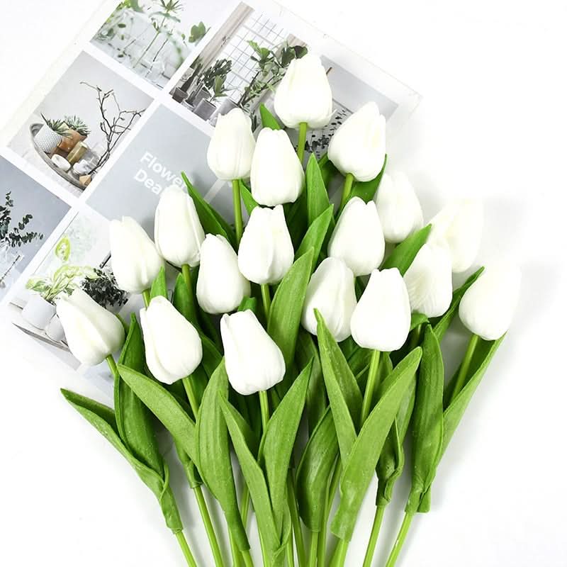 Beautiful Fake Tulip Arrangement with Realistic Petals