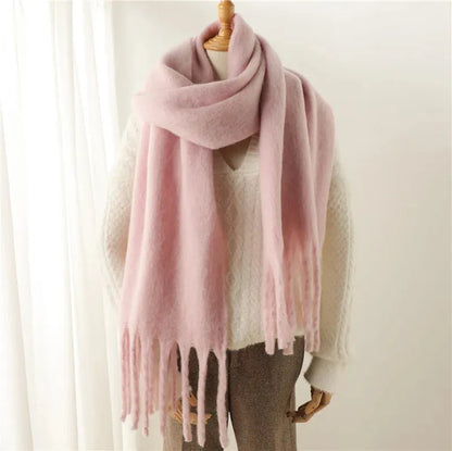 Cozy Solid Color Fesara Throw Blanket