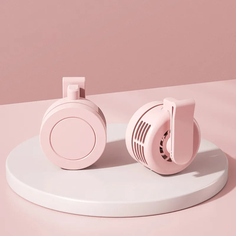 Portable Clip On Personal Fan, Rechargeable & Silent