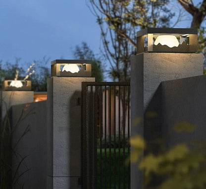 Outdoor Solar Powered LED Wall Light