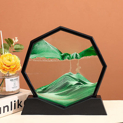 Oceanic Wave Hexagon Sand Table Decor
