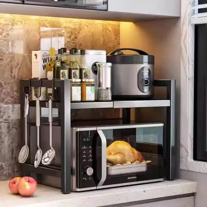 Space Saving Stainless Steel Folding Kitchen Shelf