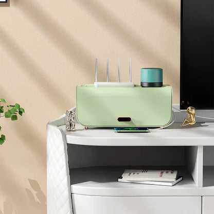 Compact Cable Storage Box with Lid, Protective Case