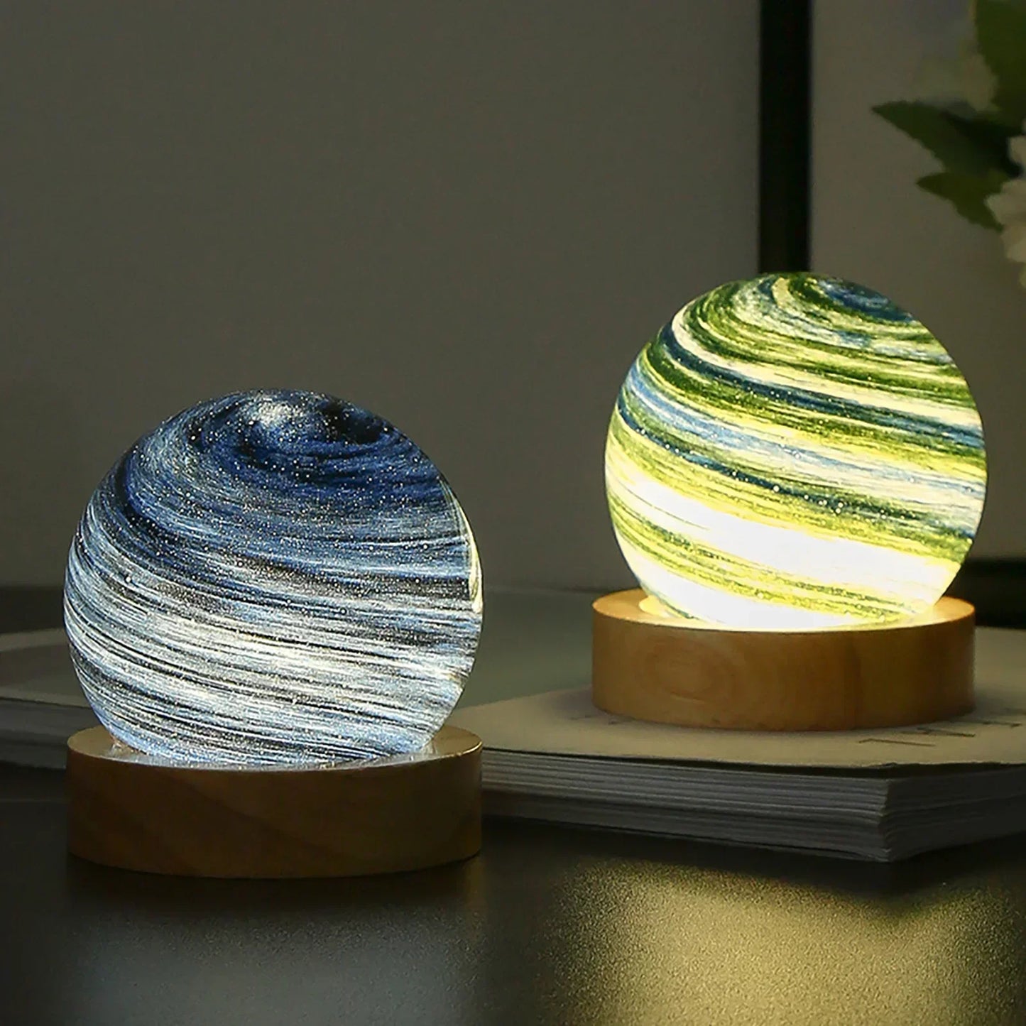 Colorful Solar LED Mini Night Lights Galaxy Decor