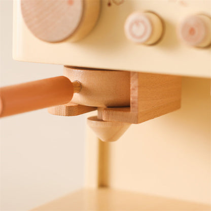 Fun Kids Wooden Coffee Maker Playset