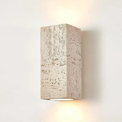 Rustic Concrete Wall Light Fixture