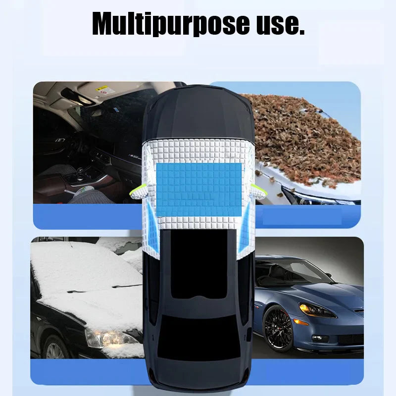 Winter Car Windshield Snow Cover with Quick Fit Design