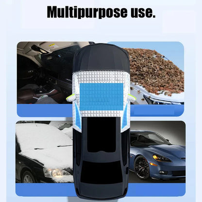 Winter Car Windshield Snow Cover with Quick Fit Design