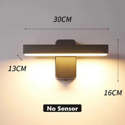 Outdoor Motion Sensor LED Wall Light Adjustable