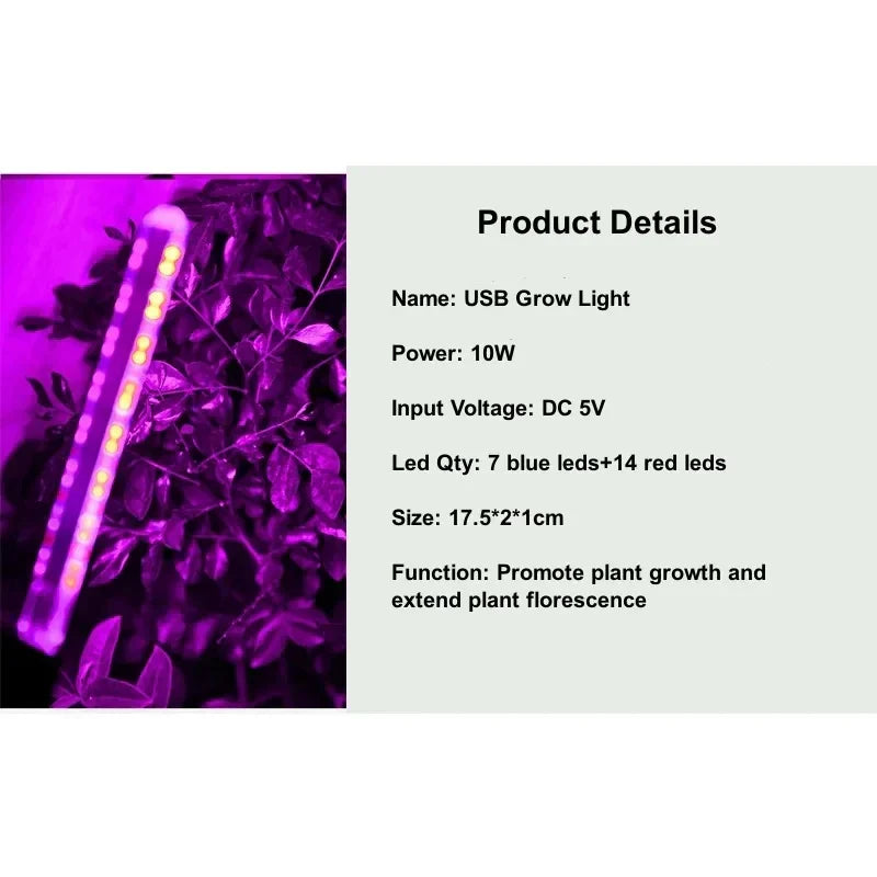 Flexible LED Grow Light for Indoor Plants