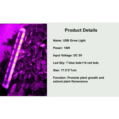 Flexible LED Grow Light for Indoor Plants