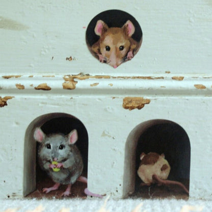 Funny Cartoon Mouse Wall Decals
