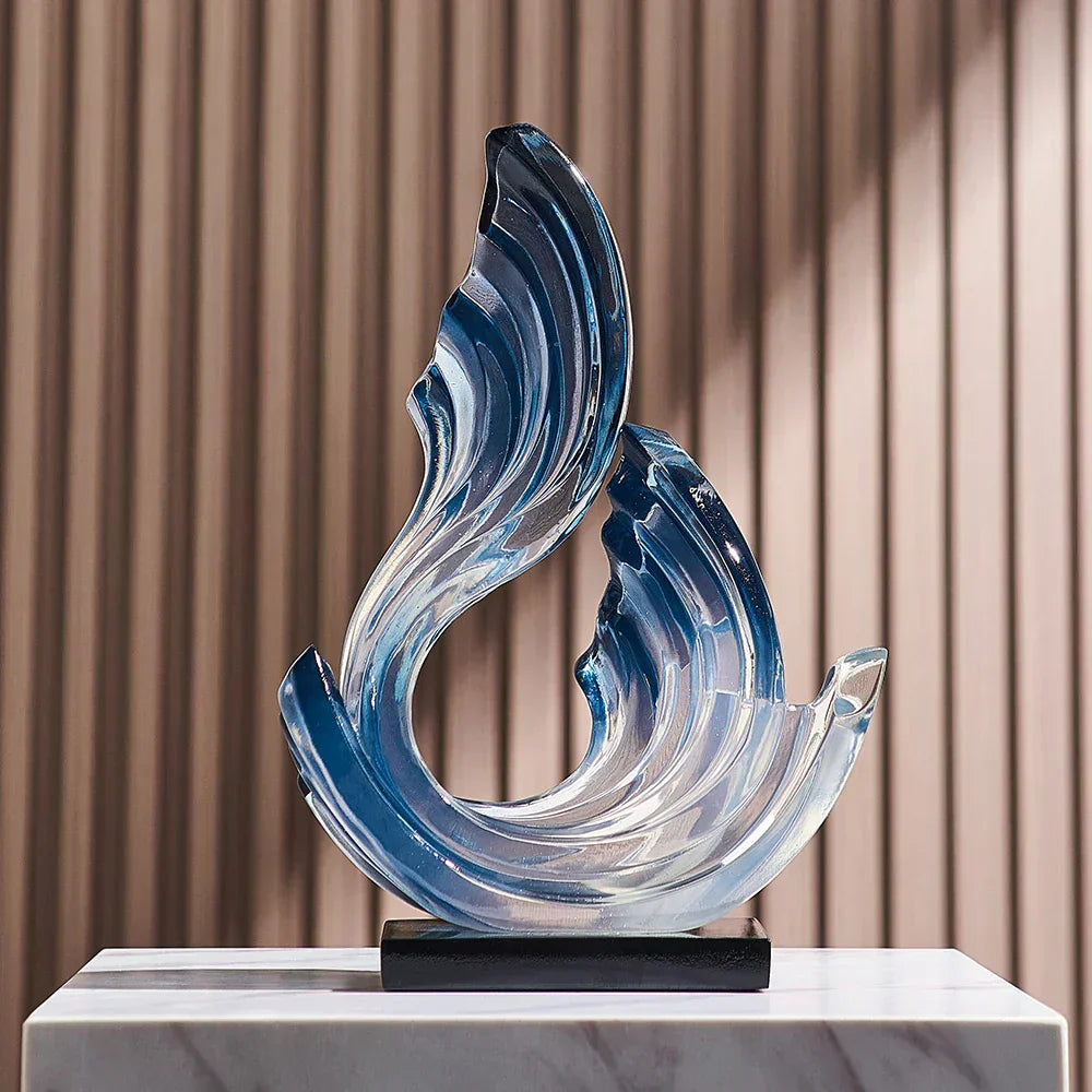 Beautiful Clear Glass Decorative Ornament