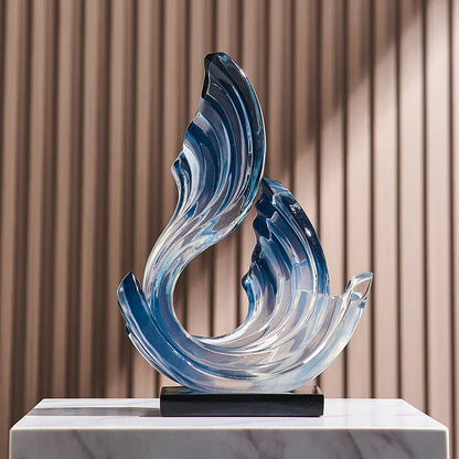Beautiful Clear Glass Decorative Ornament