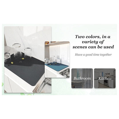 Big Microfiber Kitchen Drying Mat