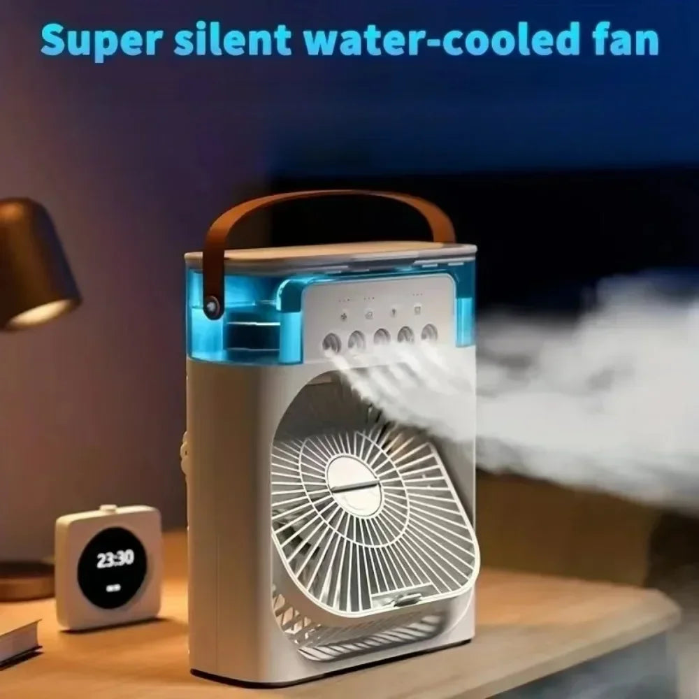 Compact Portable Air Cooler with Fan and Humidifier