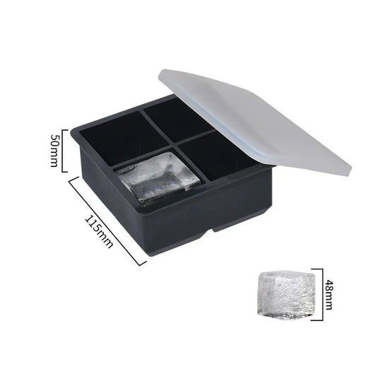 Large Silicone Ice Cube Tray, BPA-Free & Easy Release - Fesara