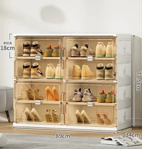 Compact Shoe Rack Storage Solution