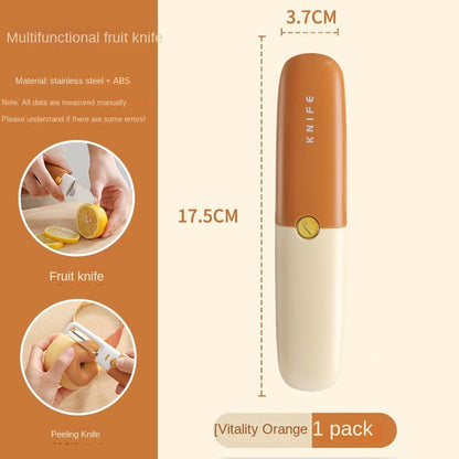 Compact 2-in-1 Veg Peeler Kitchen Knife Set - Fesara