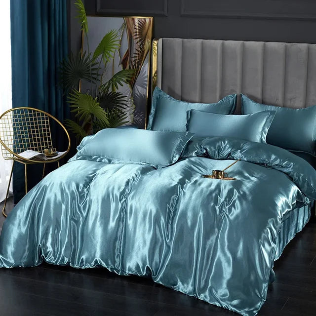 Soft Satin Bedding Set - Fesara