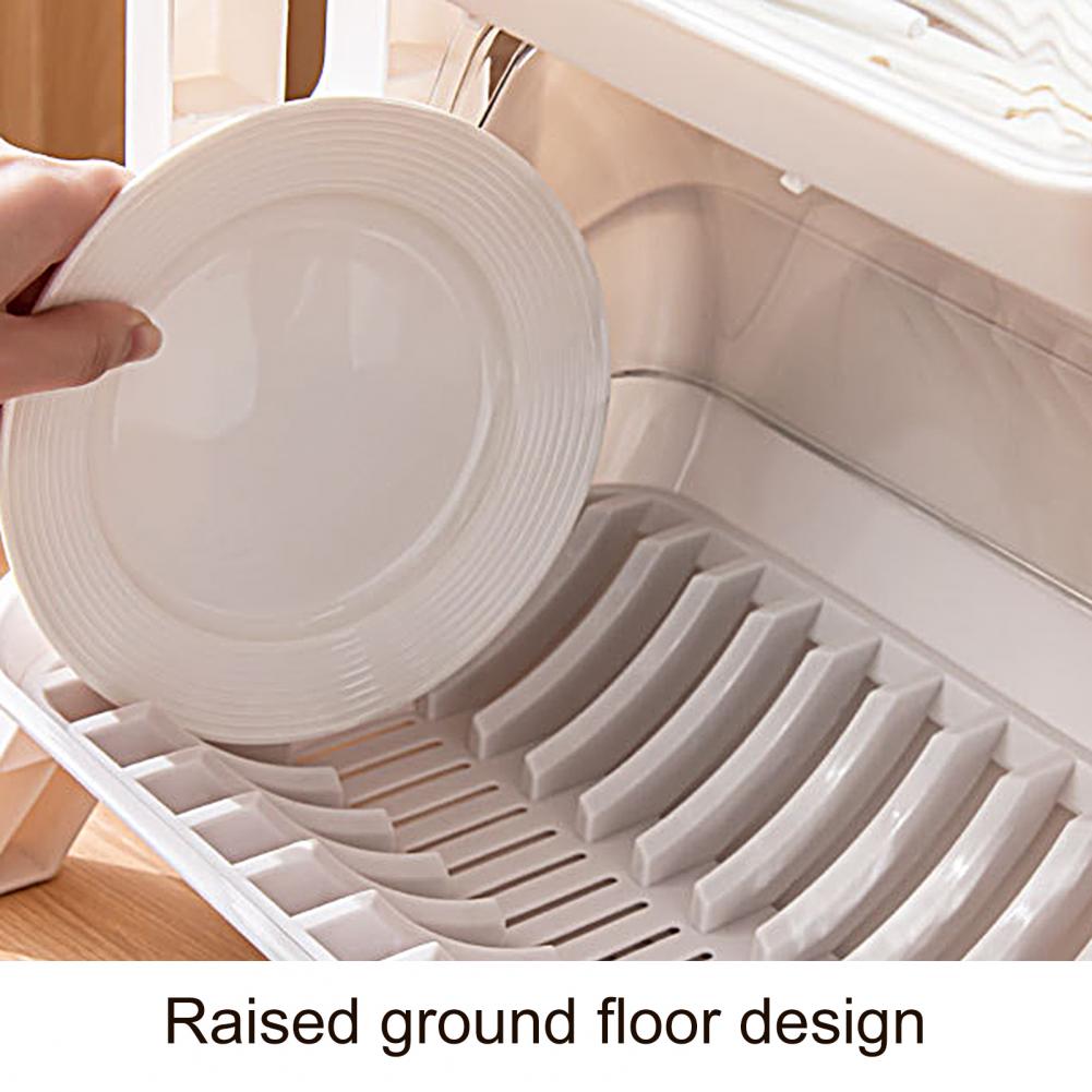 Waterproof Kitchen Dish Drying Rack Organizer