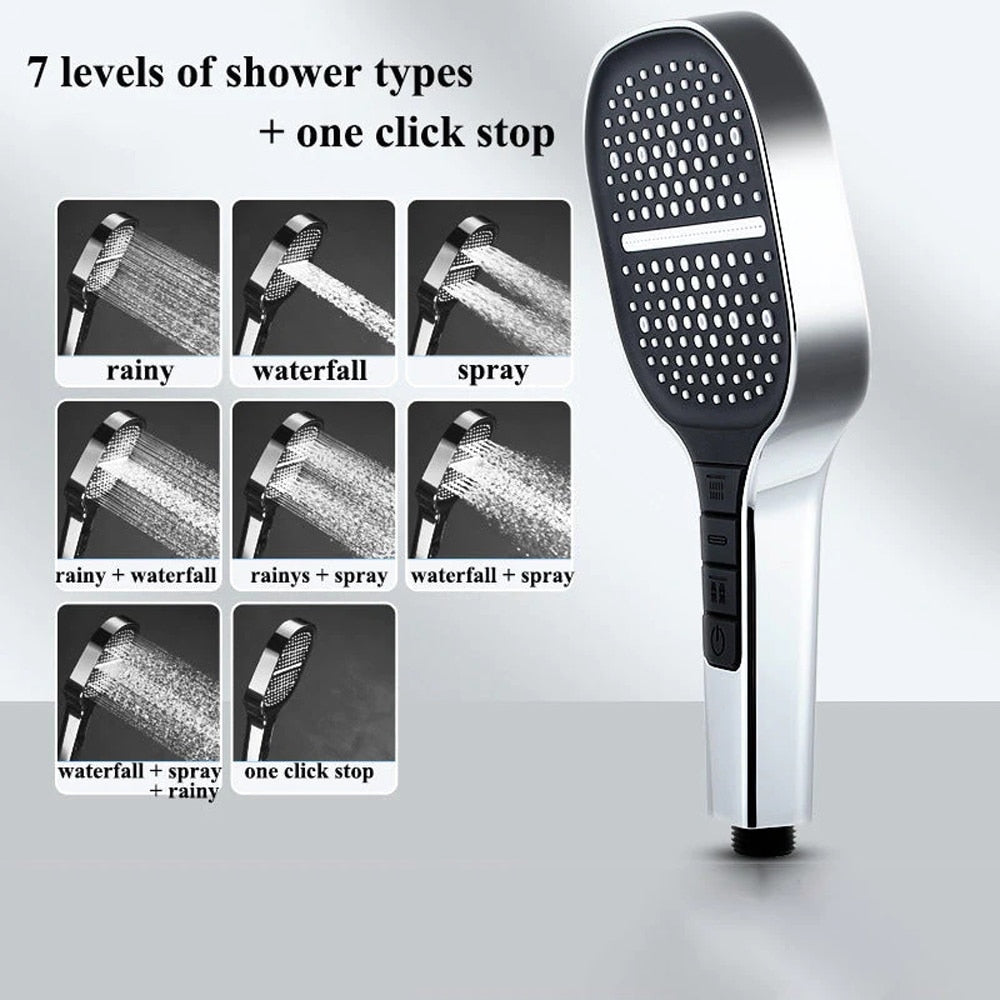 Eco Friendly Shower Head with Timer Control