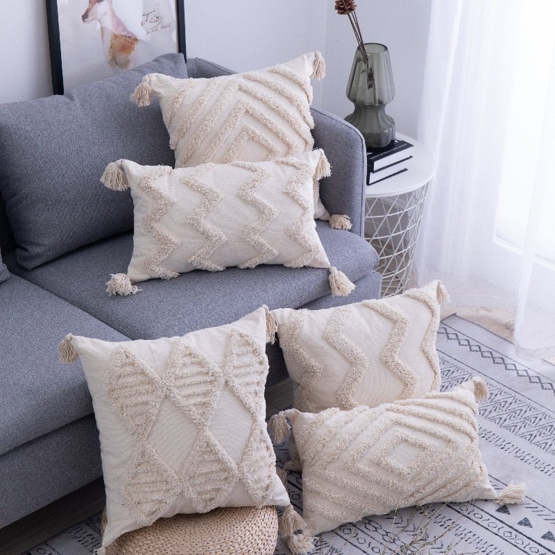 Bohemian Coastal Throw Pillowcases - Fesara