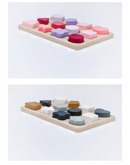 Fun Learning Silicone Shape Puzzle Toy