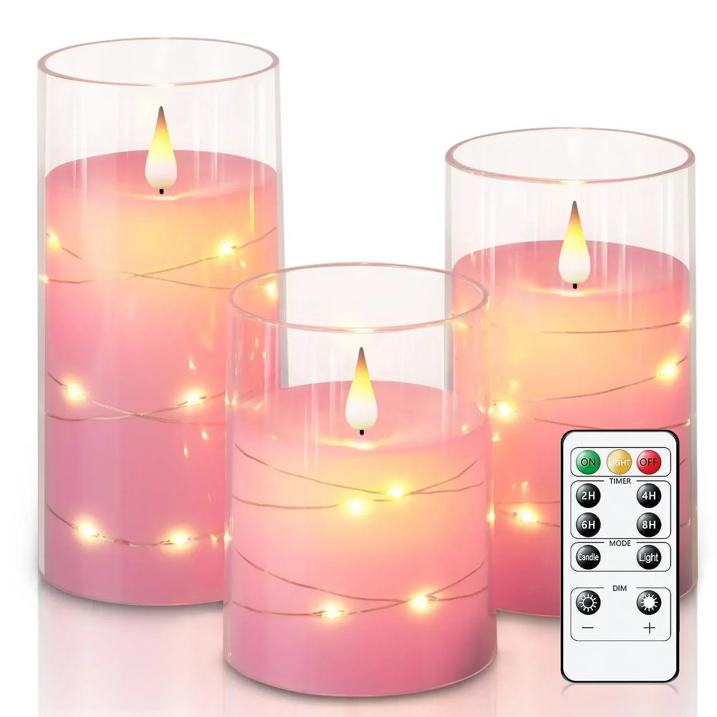 Warm White LED Flameless Candle