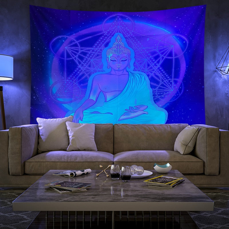 Vibrant Glow Wall Hanging Tapestry