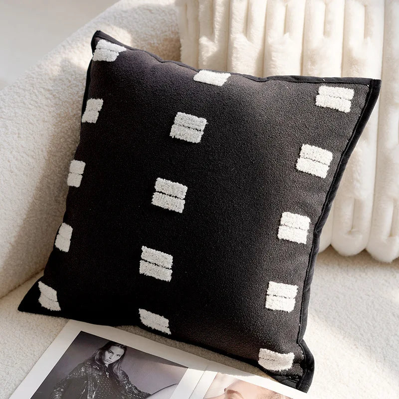 Stylish Embroidered Horse Print Throw Pillow for Home