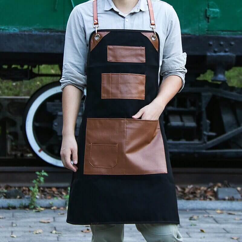 Luxury Genuine Leather Apron Belt