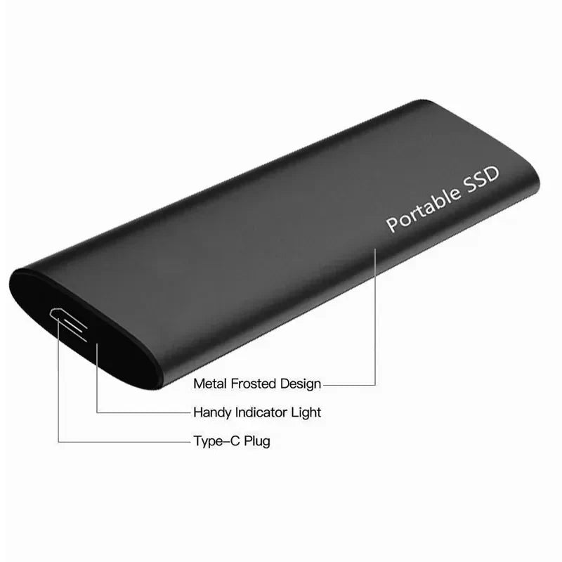 Fast 2TB USB-C Portable Hard Drive
