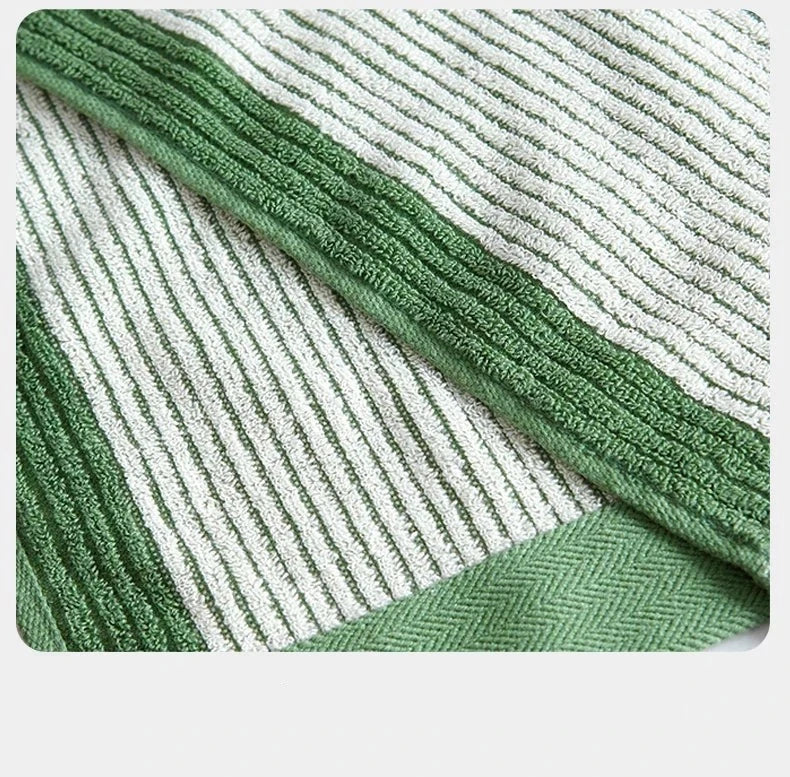 Plush Organic Cotton Bath Towel Set