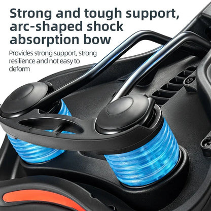 Comfortable Bike Saddle with Shock Absorption and Breathable Design – Ergonomic Bicycle Seat with Thickened Silicone Cushion-4